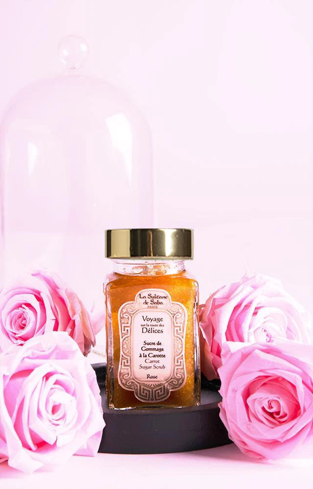 Carrot Sugar Scrub Rose Fragrance