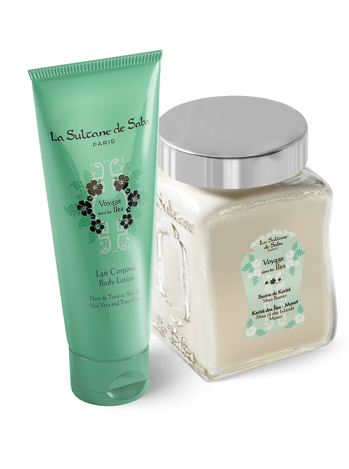 SPECIAL Tiare and Aloe vera Set: Body Lotion + Shea Butter